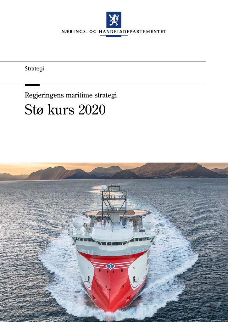 Forsiden av dokumentet Stø kurs 2020