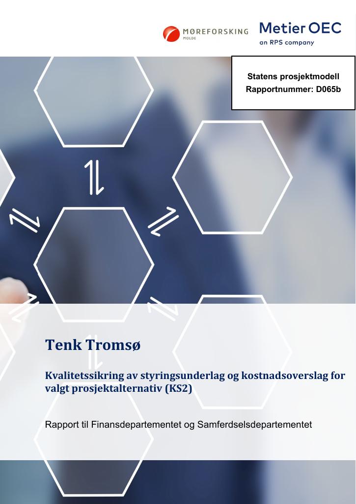 Forsiden av dokumentet Tenk Tromsø (Transportsystemet i Tromsø)
