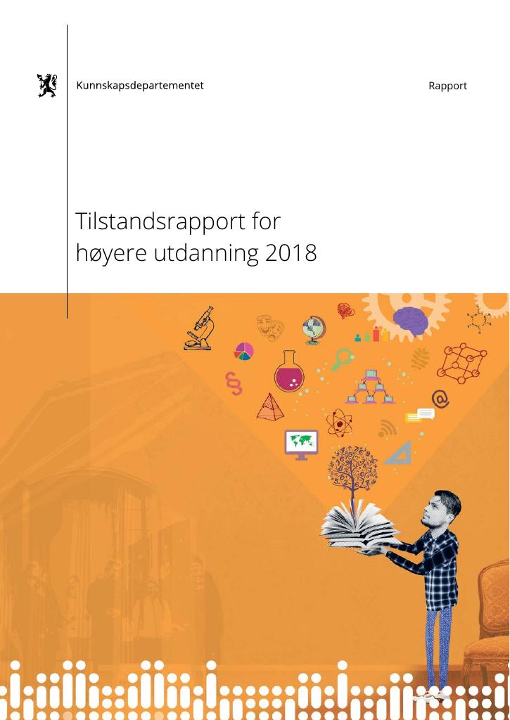 Forsiden av dokumentet Tilstandsrapport for høyere utdanning 2018