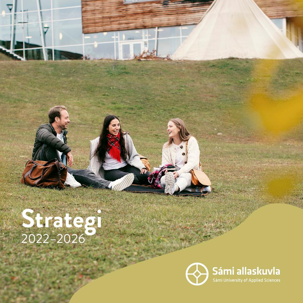 Forsiden av dokumentet Strategi 2022-2026 Samisk høgskole