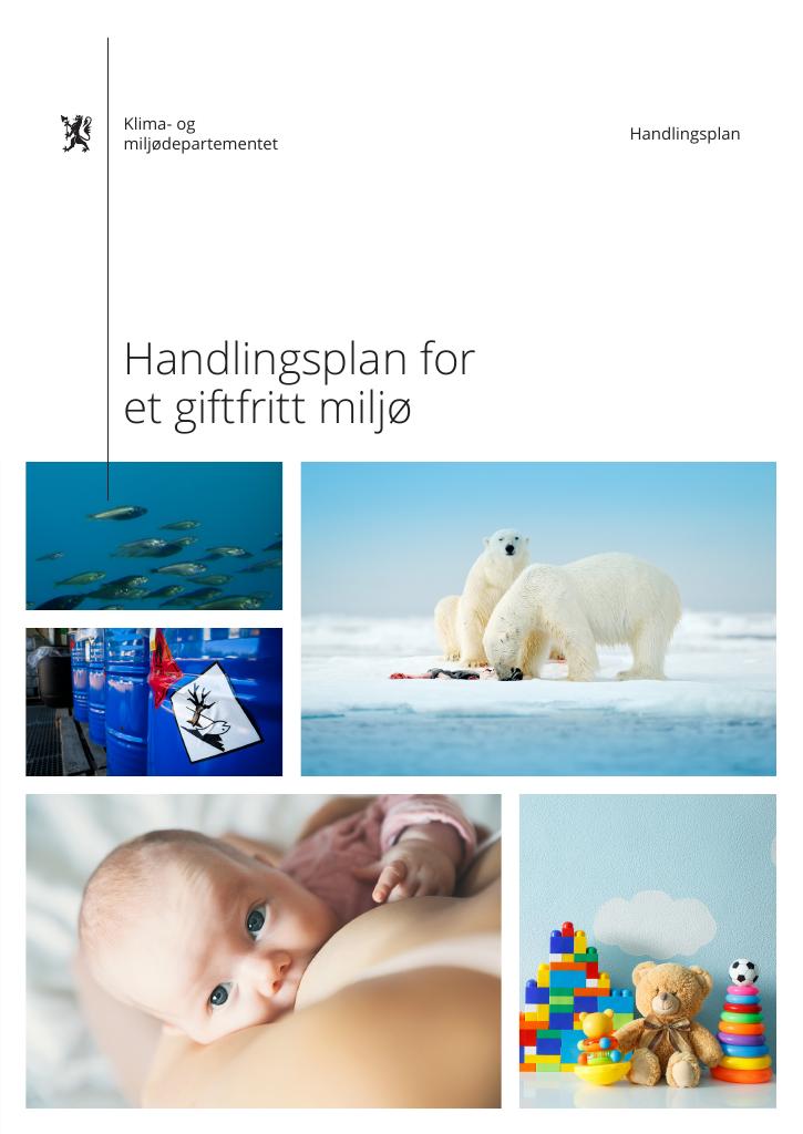 Forsiden av dokumentet Handlingsplan for et giftfritt miljø