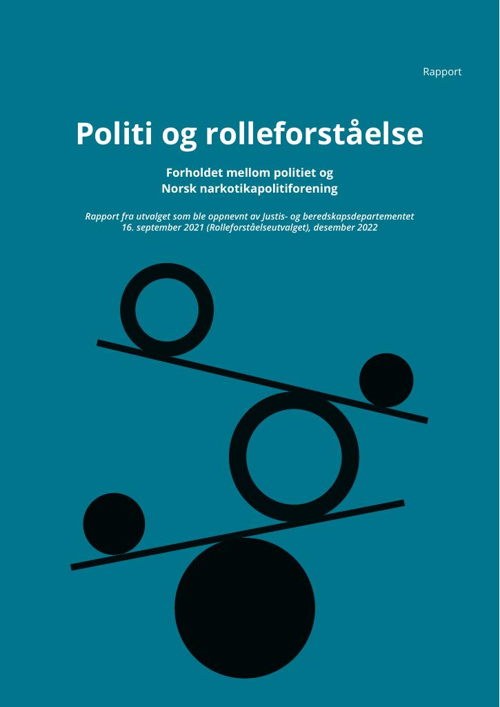 Forsiden av dokumentet Politi og rolleforståelse