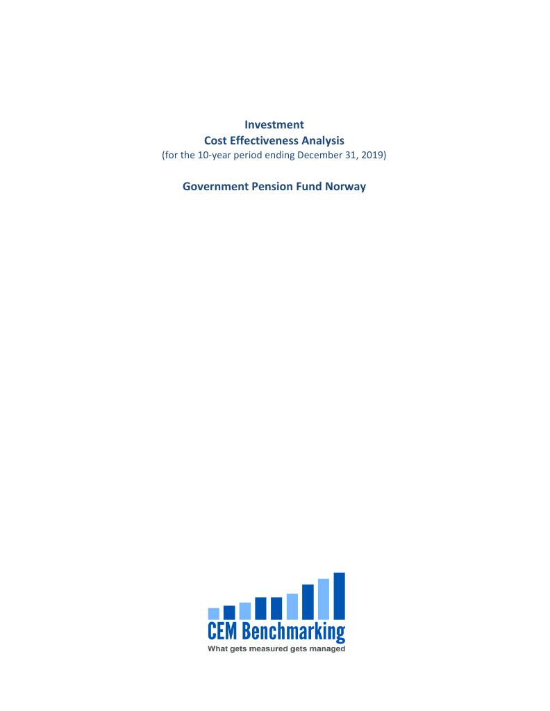 Forsiden av dokumentet Rapport fra CEM Benchmarking om SPN i 2019