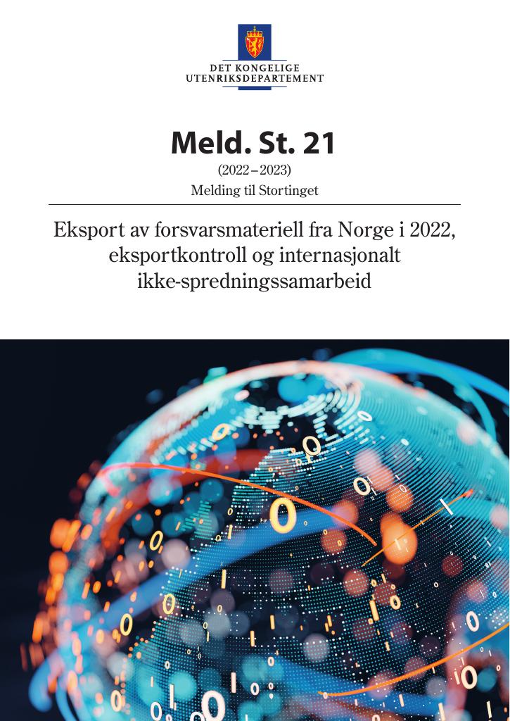 Forsiden av dokumentet Meld. St. 21 (2022–2023)