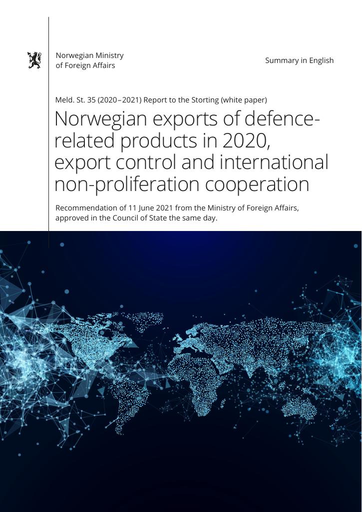 Forsiden av dokumentet Meld. St. 35 (2020–2021)