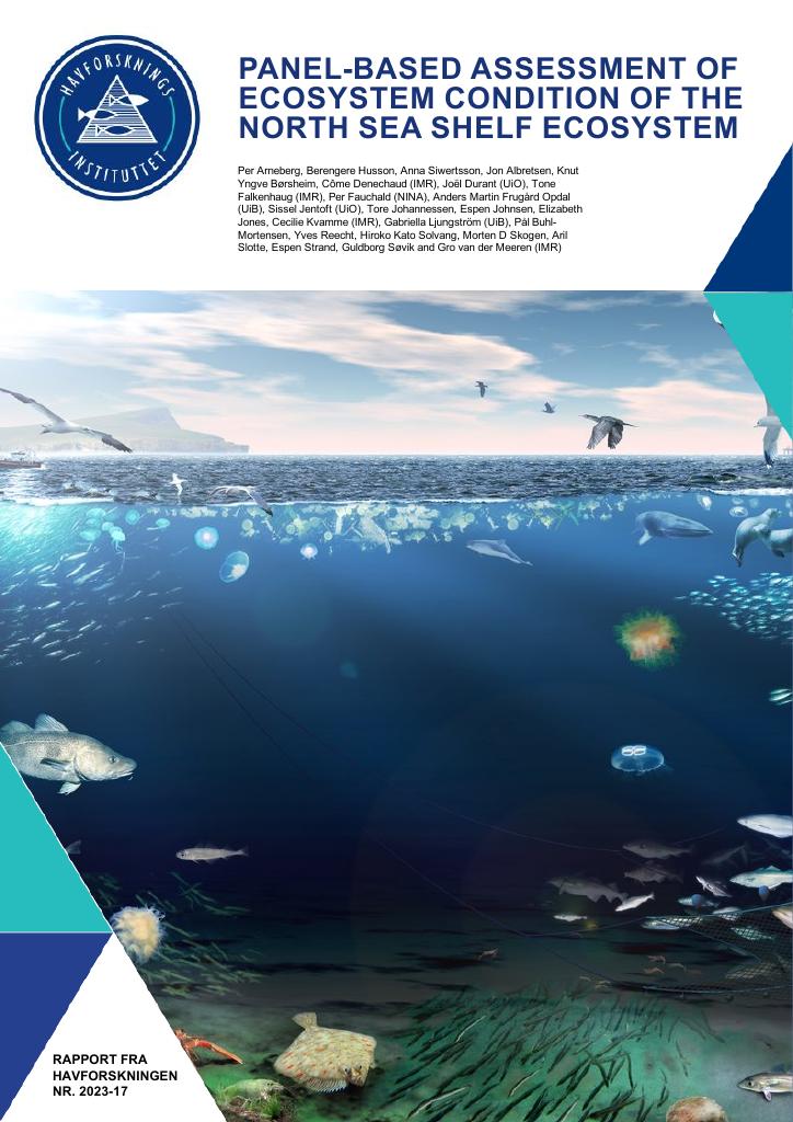 Forsiden av dokumentet Panel-based Assessment of Ecosystem Condition of the North Sea Shelf Ecosystem M-2509