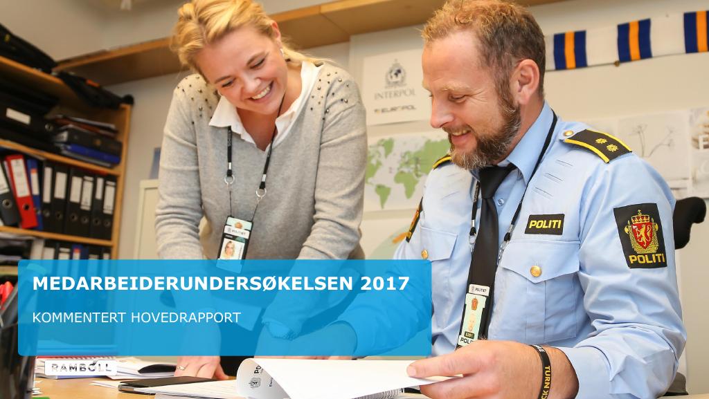 Forsiden av dokumentet Medarbeiderundersøkelsen 2017