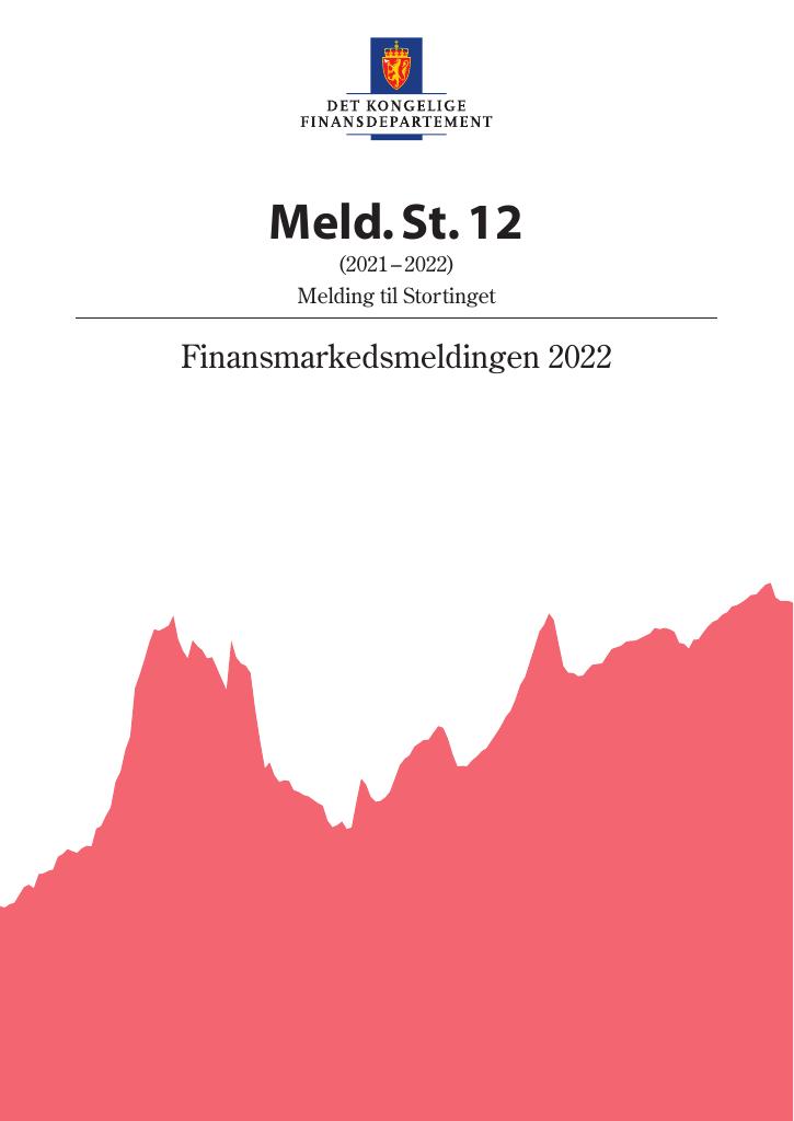 Forsiden av dokumentet Meld. St. 12 (2021–2022)