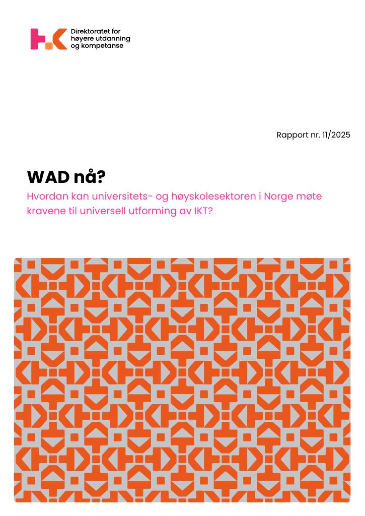 Forsiden av dokumentet WAD nå?