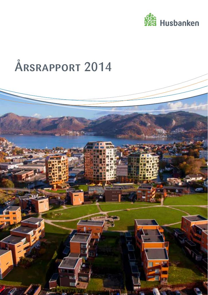 Forsiden av dokumentet Årsrapport Husbanken 2014