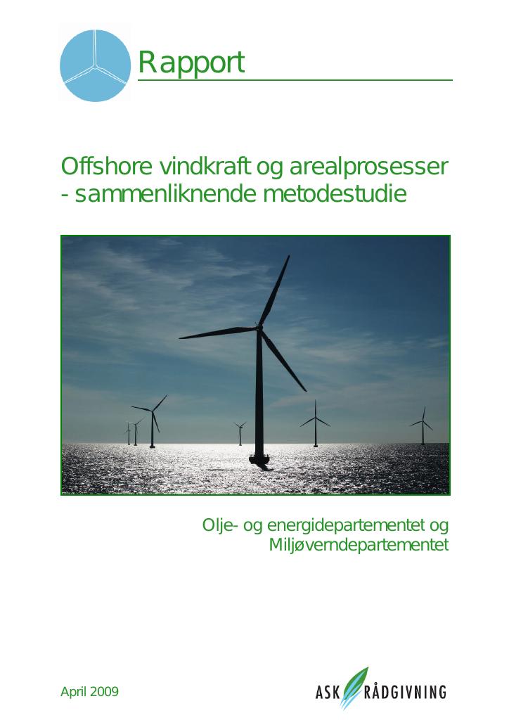 Offshore vindkraft og arealprosesser - Kudos