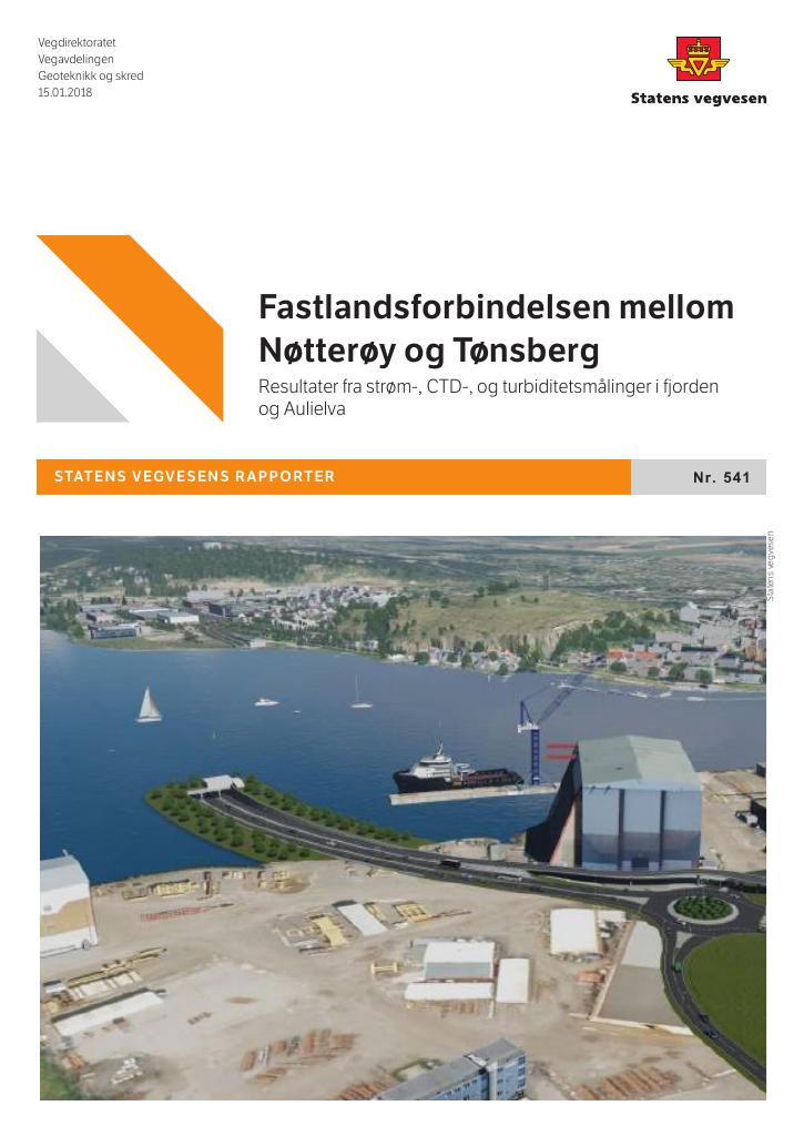 Forsiden av dokumentet Fastlandsforbindelsen mellom Nøtterøy og Tønsberg