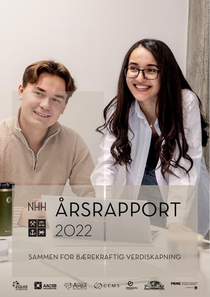 Forsiden av dokumentet Årsrapport NHH 2022
