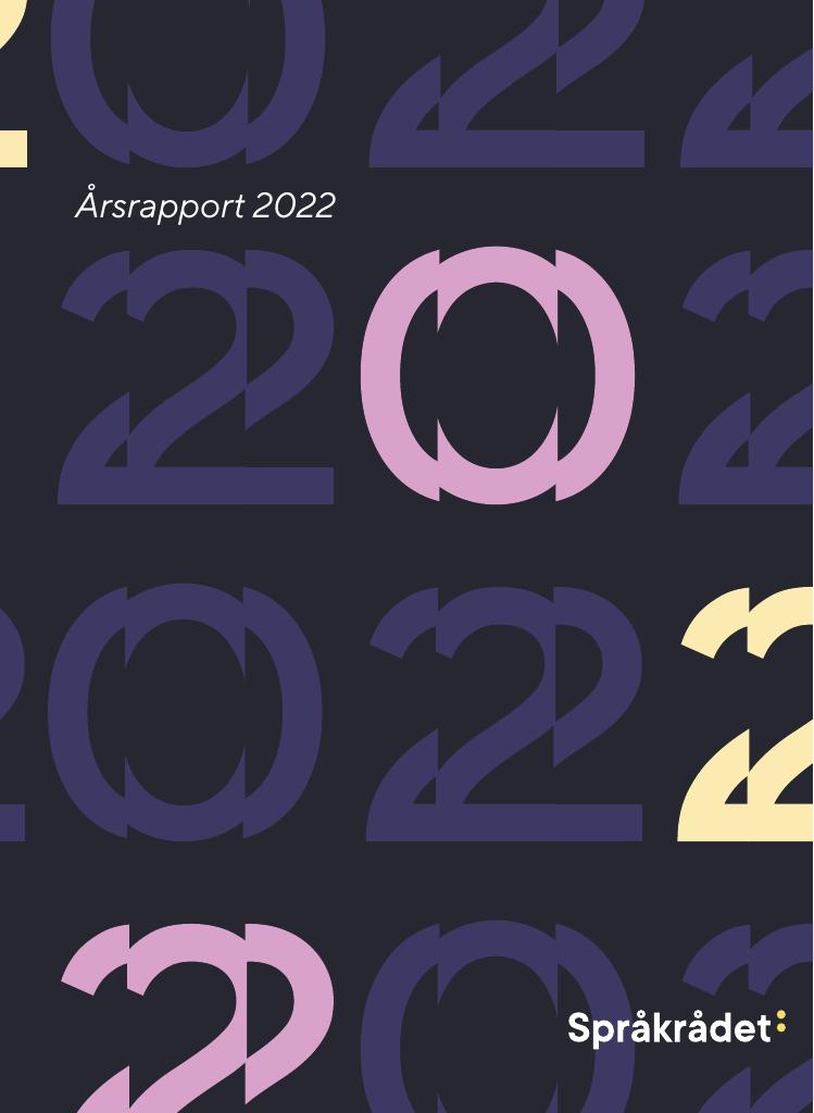 Forsiden av dokumentet Årsrapport 2022 og Riksrevisjonens beretning (.pdf)