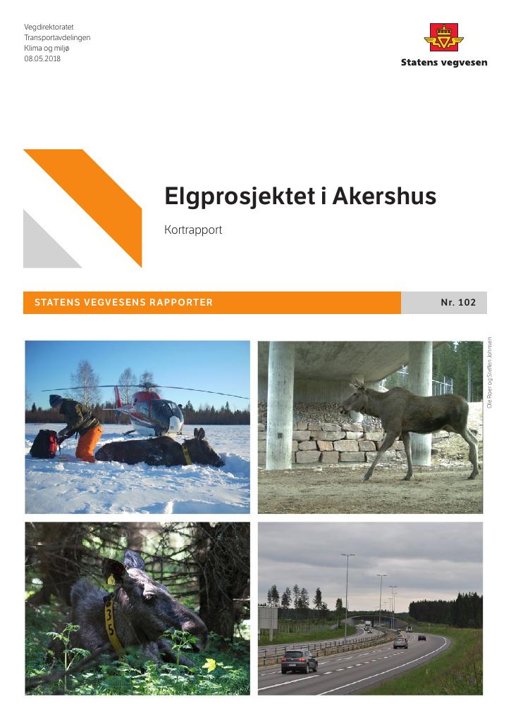 Forsiden av dokumentet Elgprosjektet i Akershus