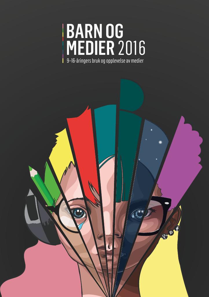 Forsiden av dokumentet Barn og medier 2016
