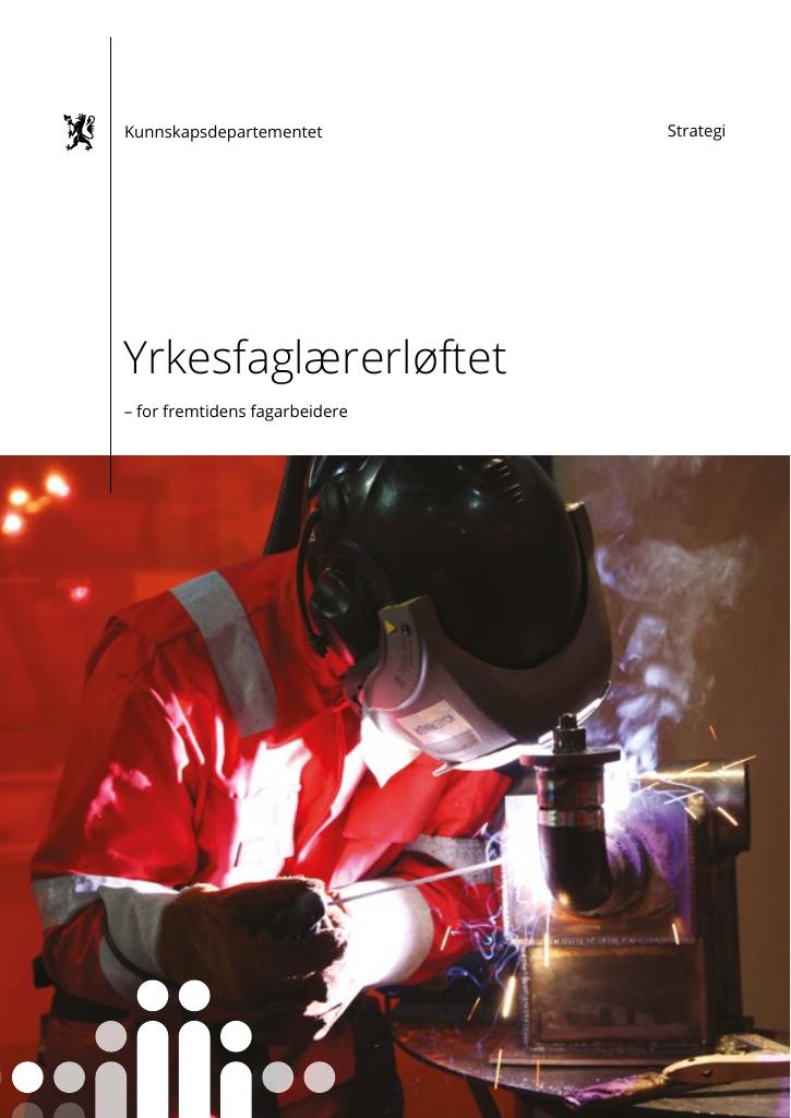 Forsiden av dokumentet Yrkesfaglærerløftet