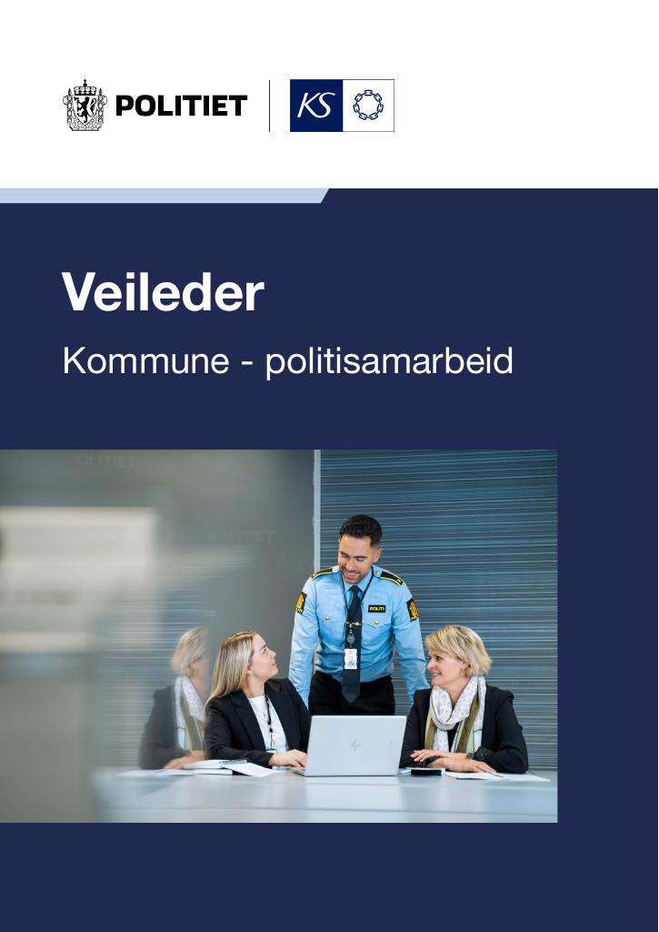 Forsiden av dokumentet Veileder for kommune- og politisamarbeid