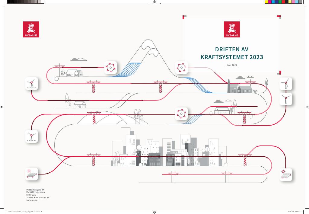 Forsiden av dokumentet Driften av kraftsystemet 2023