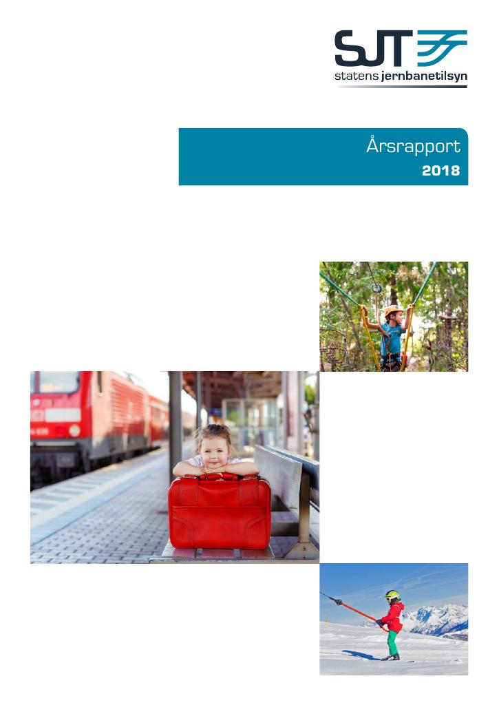 Forsiden av dokumentet Årsrapport Statens jernbanetilsyn 2018
