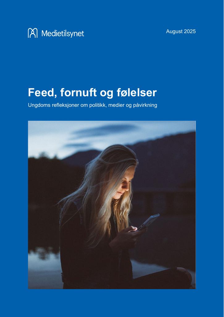 Forsiden av dokumentet Feed, fornuft og følelser