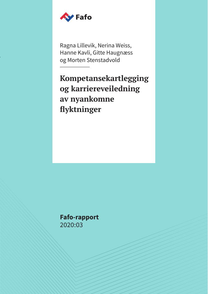 Forsiden av dokumentet Kompetansekartlegging og karriereveiledning av nyankomne flyktninger