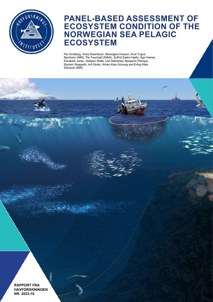 Forsiden av dokumentet Panel-based Assessment of Ecosystem Condition of the Norwegian Sea Pelagic Ecosystem