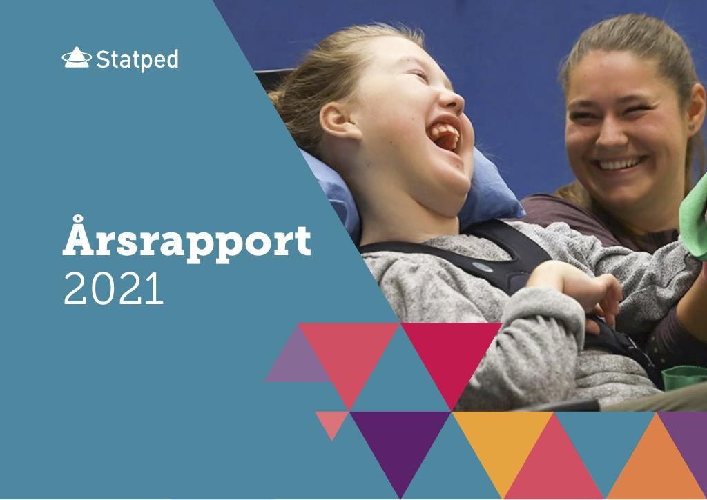 Forsiden av dokumentet Årsrapport Statped 2021