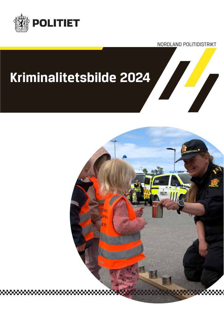 Forsiden av dokumentet Kriminalitetsbilde 2024