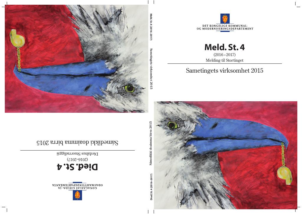 Forsiden av dokumentet Meld. St. 4 (2016–2017)