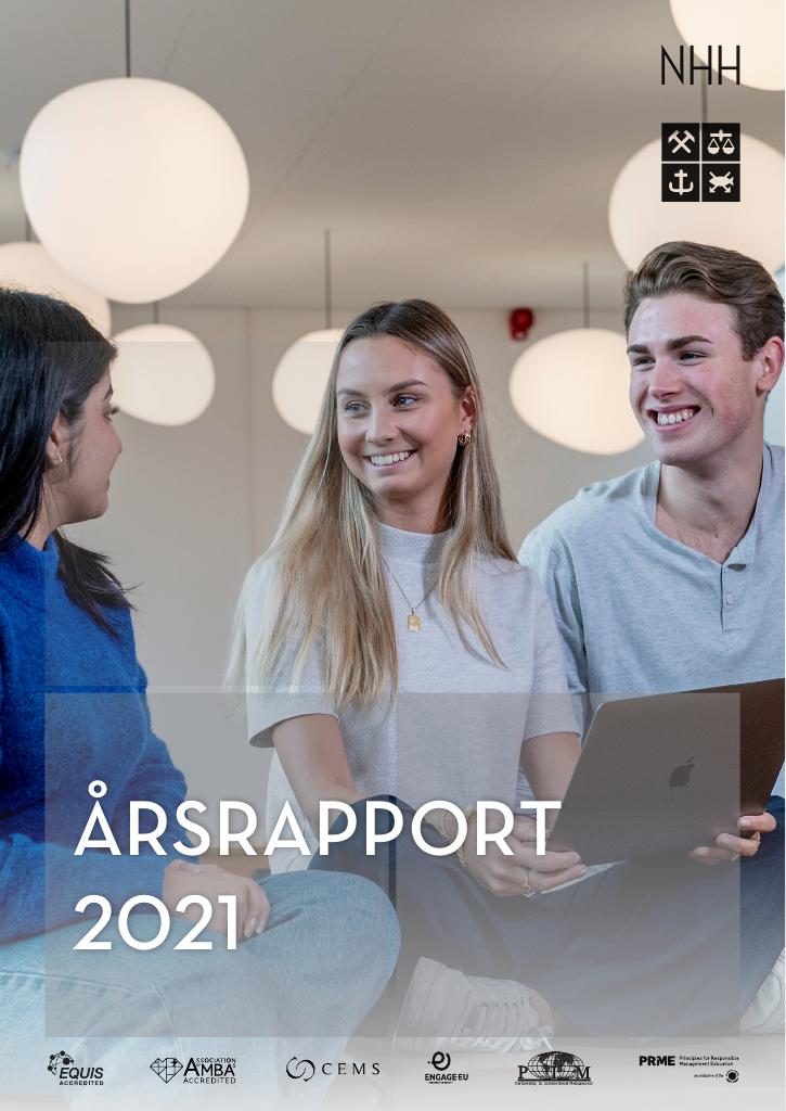Forsiden av dokumentet Årsrapport Norges handelshøyskole 2021
