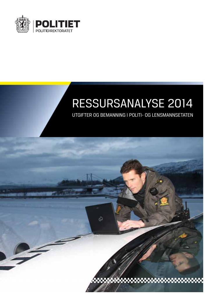 Forsiden av dokumentet Ressursanalysen 2014