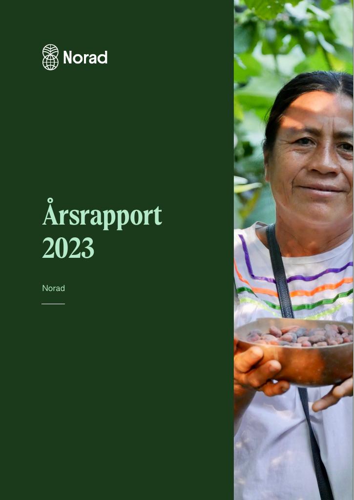 Forsiden av dokumentet Norads årsrapport 2023