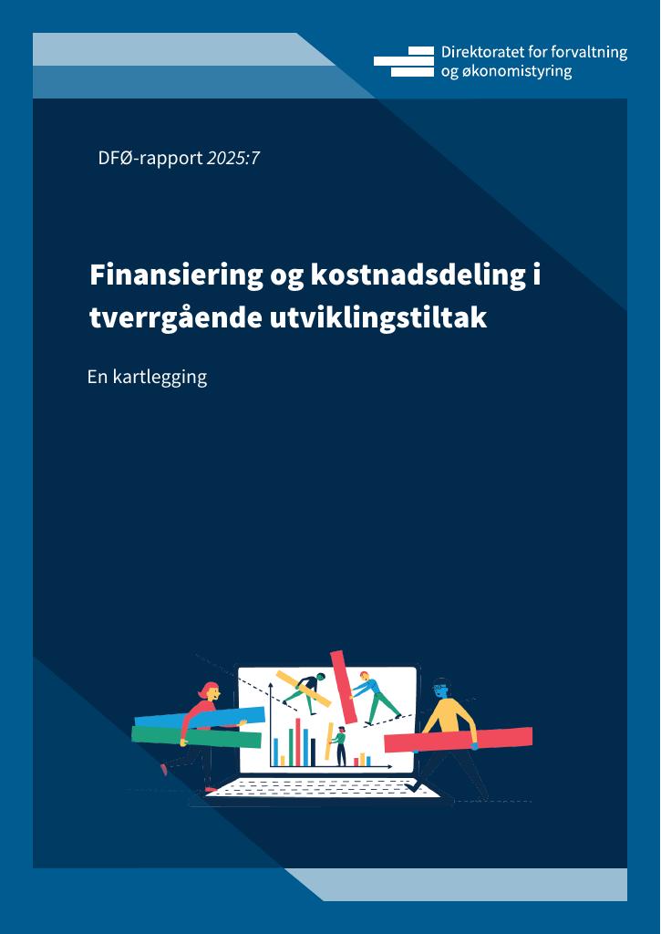 Forsiden av dokumentet Finansiering og kostnadsdeling i tverrgående utviklingstiltak