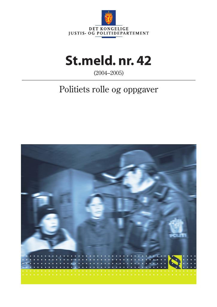 Forsiden av dokumentet St.meld. nr. 42 (2004-2005)
