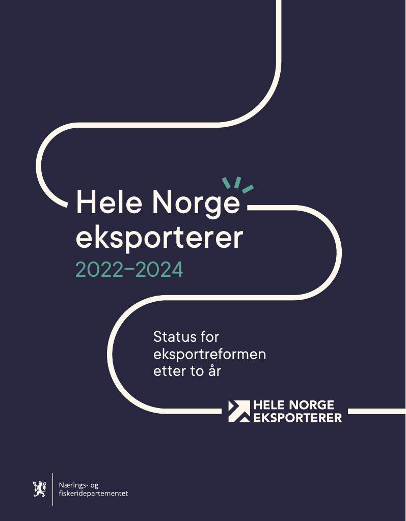 Forsiden av dokumentet Hele Norge Eksporterer 2022-2024