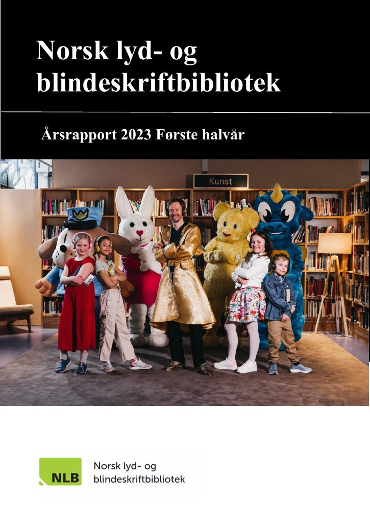 Forsiden av dokumentet Årsrapport 2023 og Riksrevisjonens beretning 2023 (.pdf)