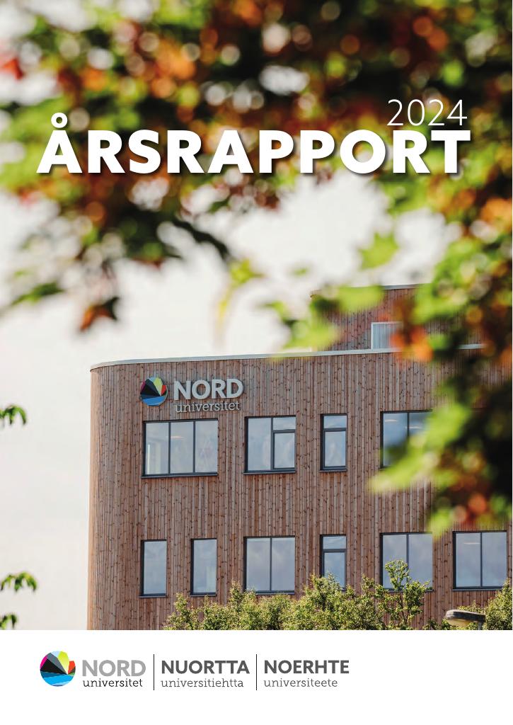 Forsiden av dokumentet Årsrapport Nord universitet 2024