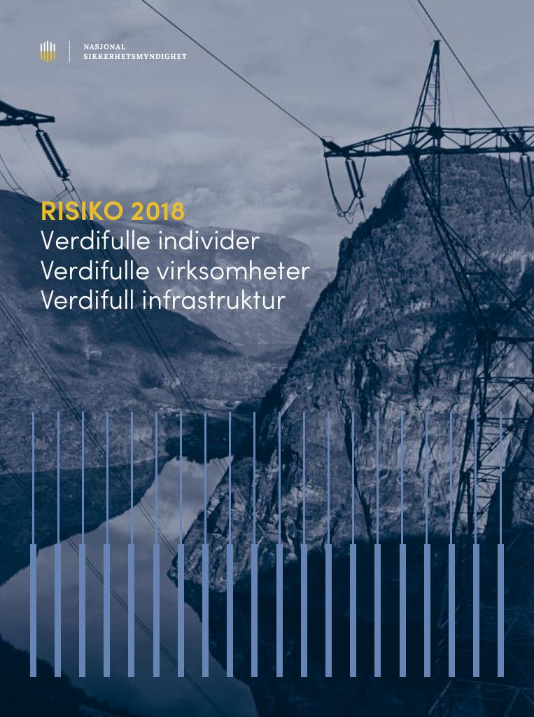 Forsiden av dokumentet Risiko 2018