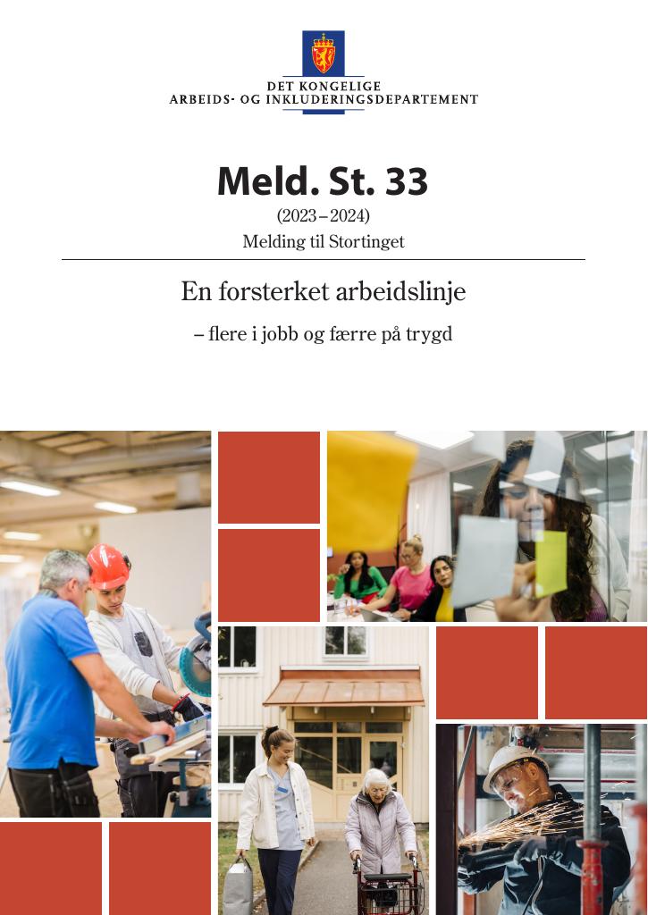 Forsiden av dokumentet Meld. St. 33 (2023–2024)