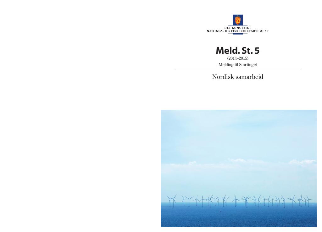 Forsiden av dokumentet Meld. St. 5 (2014–2015)