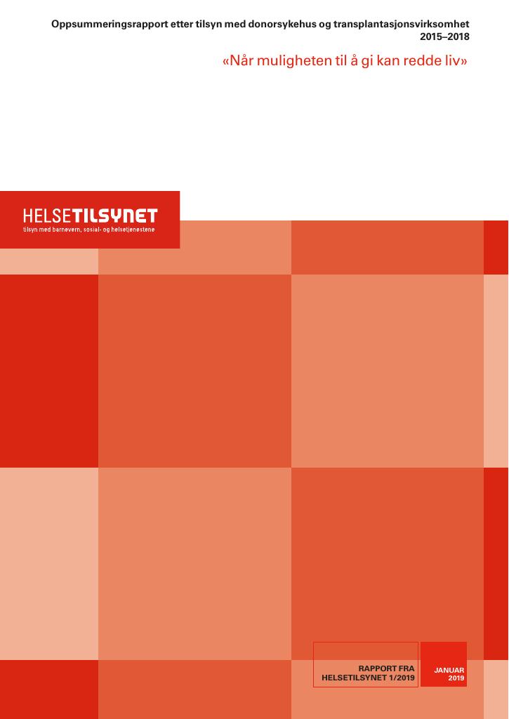 Forsiden av dokumentet «Når muligheten til å gi kan redde liv»