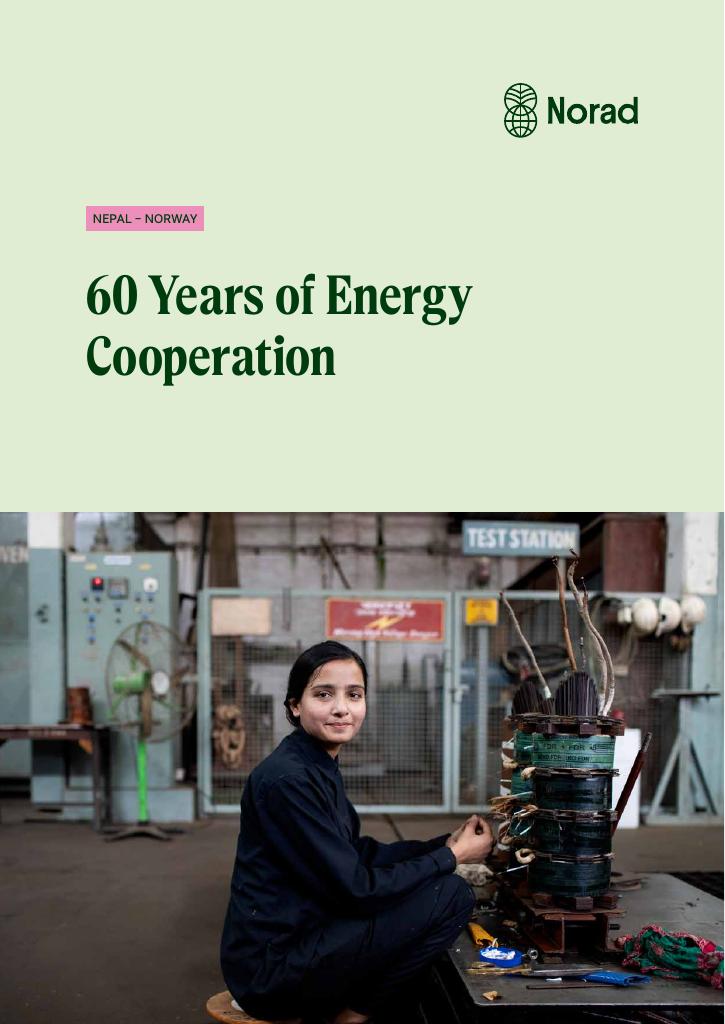 Forsiden av dokumentet NEPAL – NORWAY 60 Years of Energy Cooperation