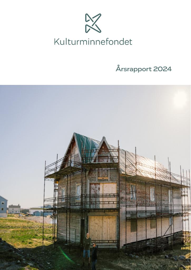 Forsiden av dokumentet Årsrapport Kulturminnefondet 2024