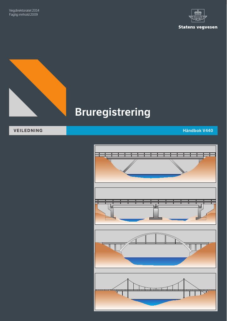 Forsiden av dokumentet Bruregistrering [Håndbok V440]