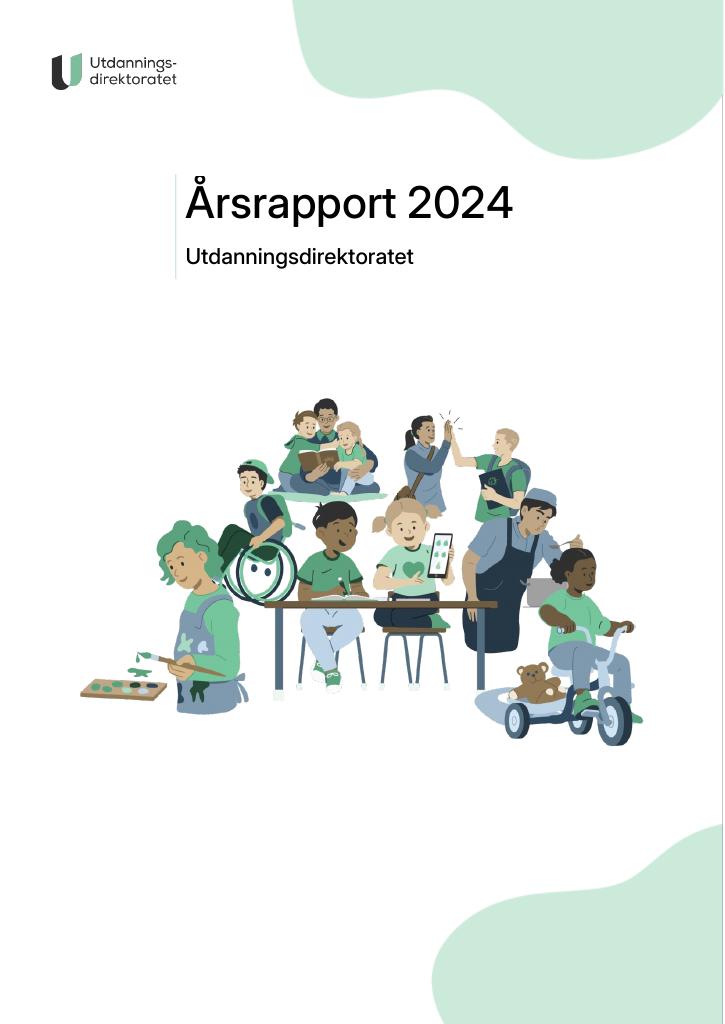 Forsiden av dokumentet Årsrapport Utdanningsdirektoratet 2024