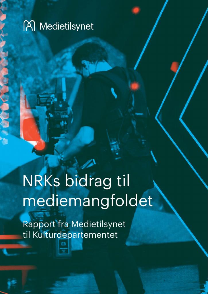 Forsiden av dokumentet NRKs bidrag til mediemangfoldet