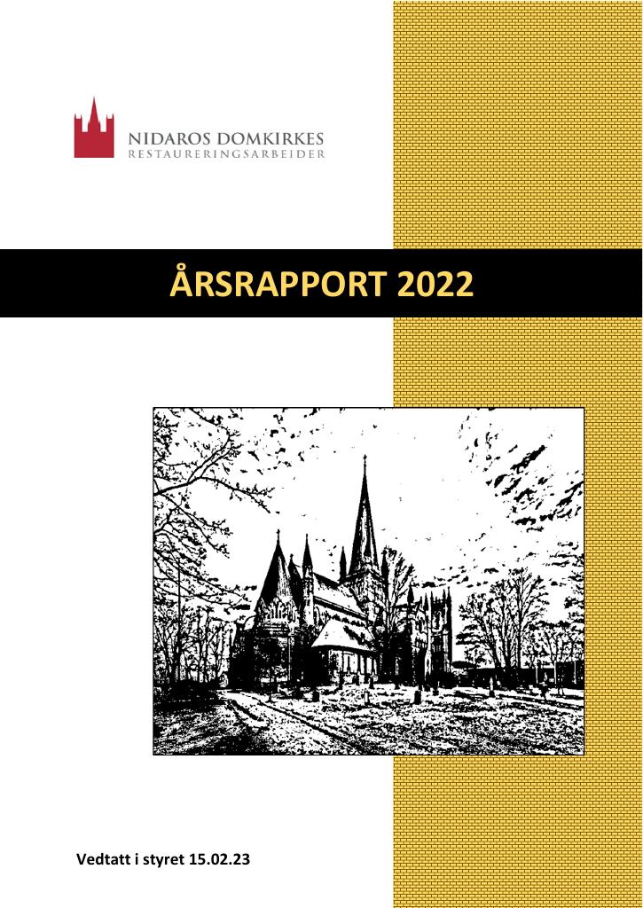 Forsiden av dokumentet Årsrapport og Riksrevisjonens beretning 2022 (.pdf)