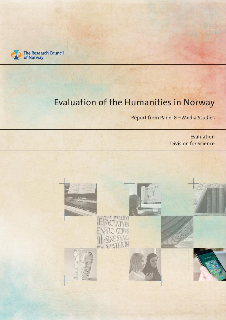 Forsiden av dokumentet Evaluation of the Humanities in Norway - Panel 8
