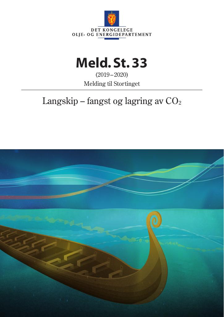 Forsiden av dokumentet Meld. St. 33 (2019–2020)